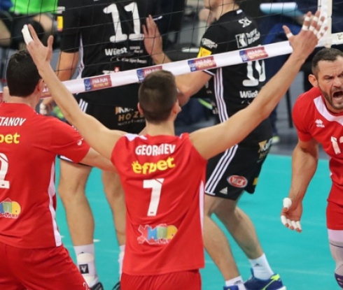 Волейболният ЦСКА се завърна в Европа с победа